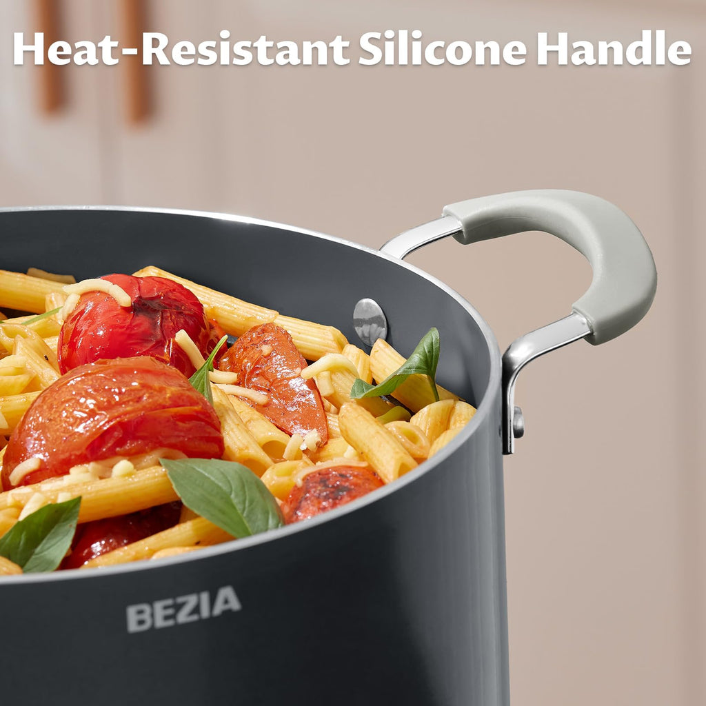 12QT Non Stick Ceramic Stock Pot with Lid X805