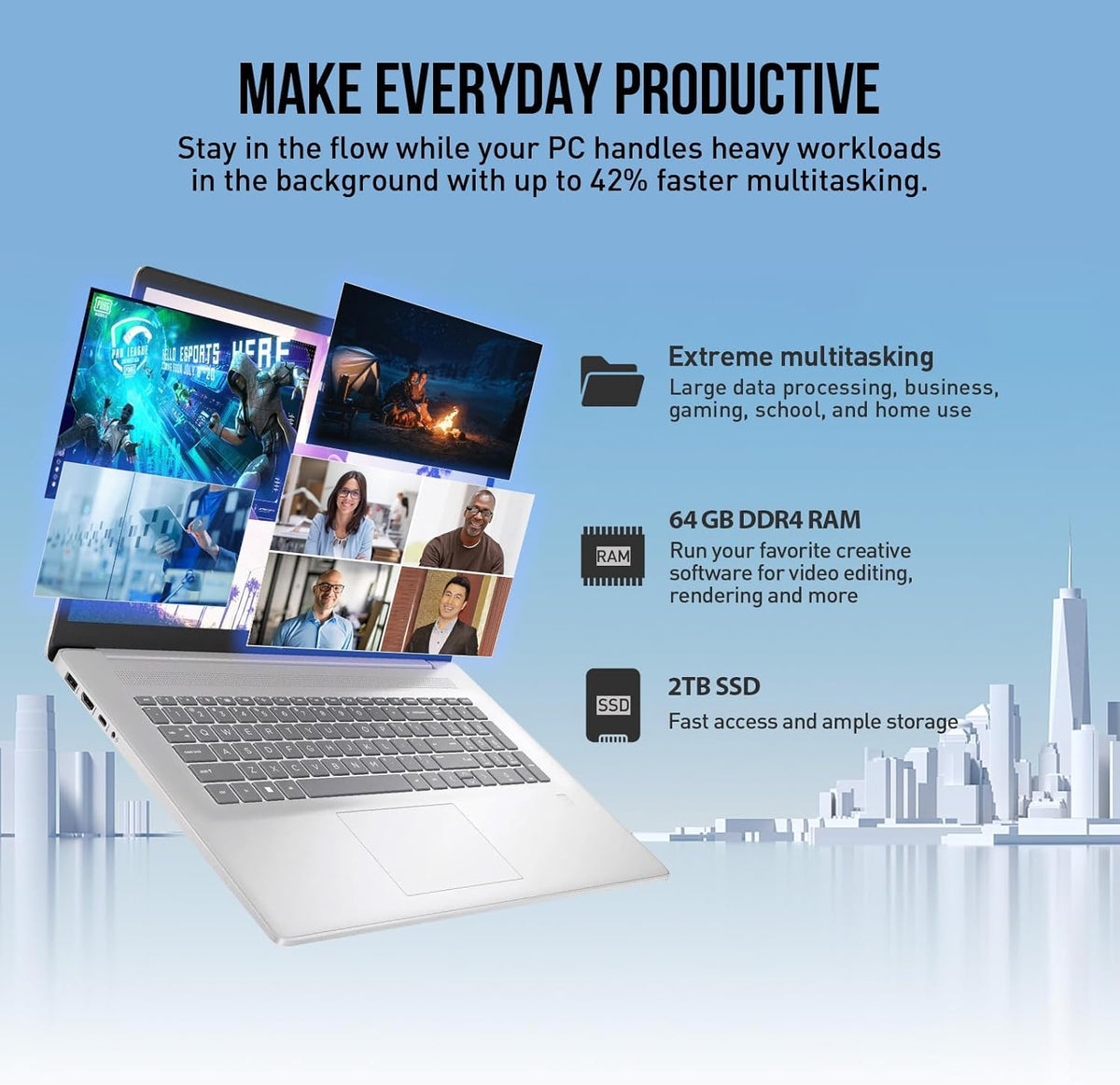 17.3 Inch Touchscreen Intel Core i7 Laptop E345