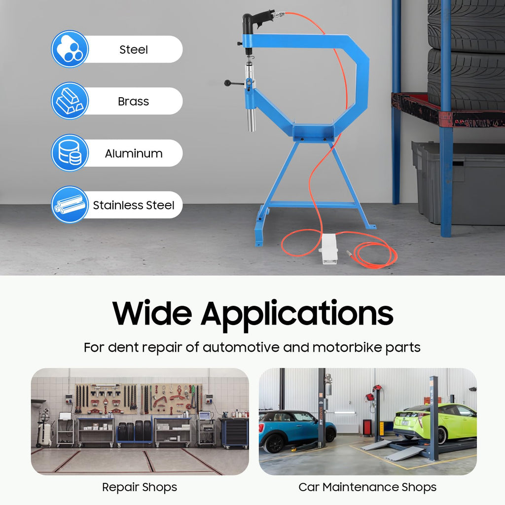 Pneumatic Planishing Hammer with 3 Anvils D911