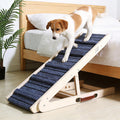Foldable Wooden Dog Ramp 4 Adjustable Heights X7575