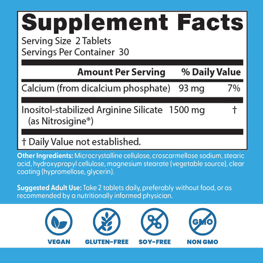 Arginine Complex 1500 mg 60 Tablets M843928