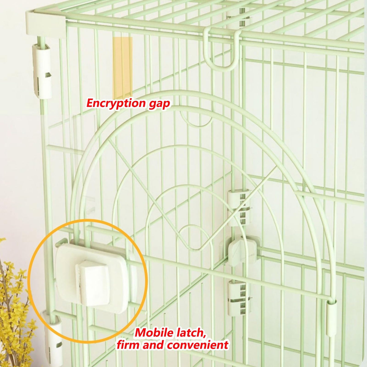 3/4-Tier Cat Cage Playpen with Hammock N9861