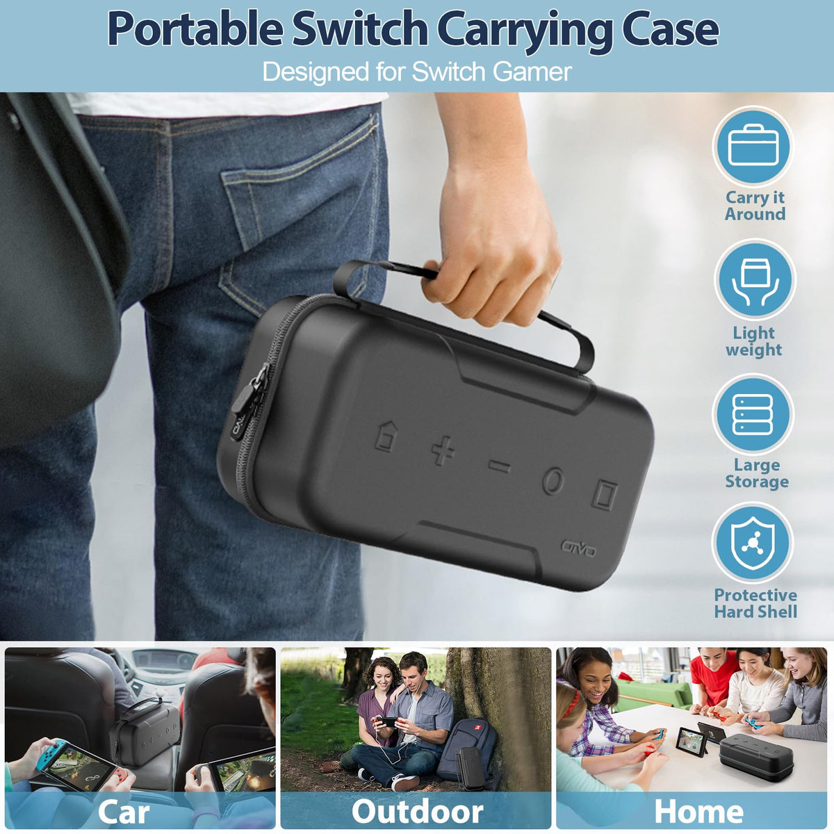 Switch OLED Carrying Case with 20 Games K622101