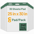 Super Sticky Easel Pad, 25 x 30 Inches, 30 Sheets/Pad, 8 Pads/Pack, Green S461539