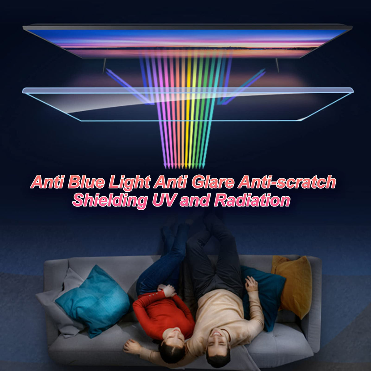 Anti Blue Light Screen Protector for 65/70/75 Inches TV B920