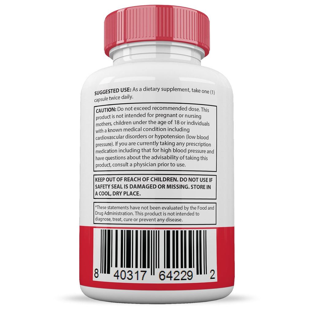 60 Capsules 688MG Hawthorne Hibiscus Garlic Juniper Olive Forskolin Green Tea Extract E83929