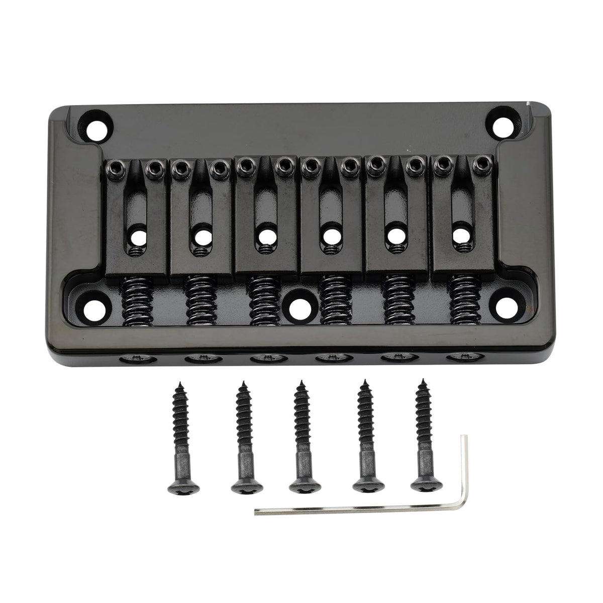 Black Non-tremolo Hardtail Bridge A92142