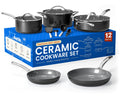 12-Piece Nonstick Ceramic Cookware Set S48307