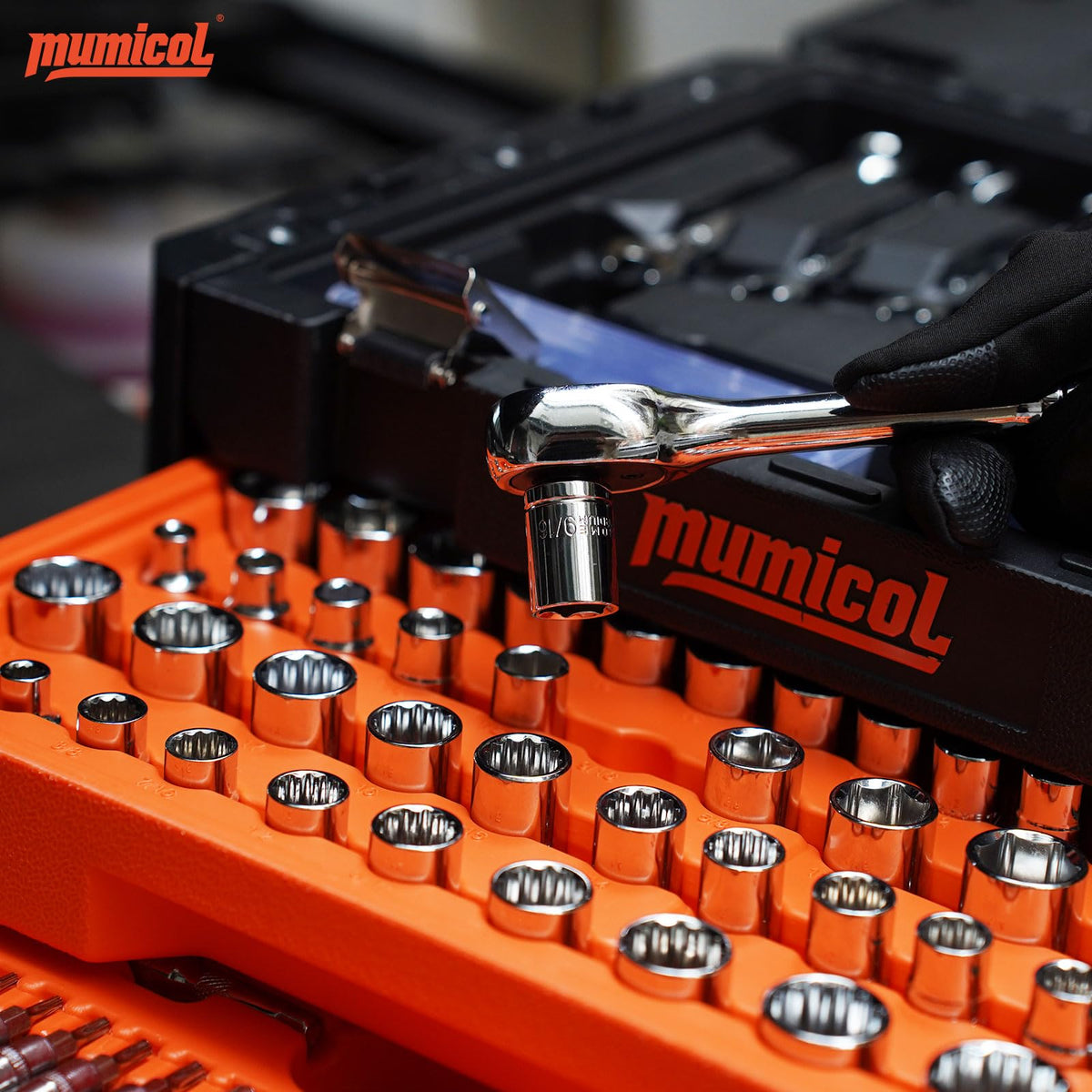 320-Pcs Mechanic Tool Set with 72-Tooth Ratchet C624