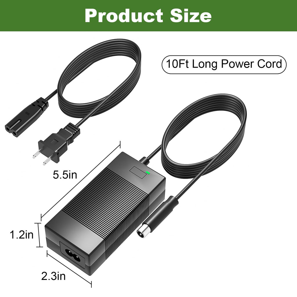 42V 2A Battery Charger Power Adapter Cord M585564