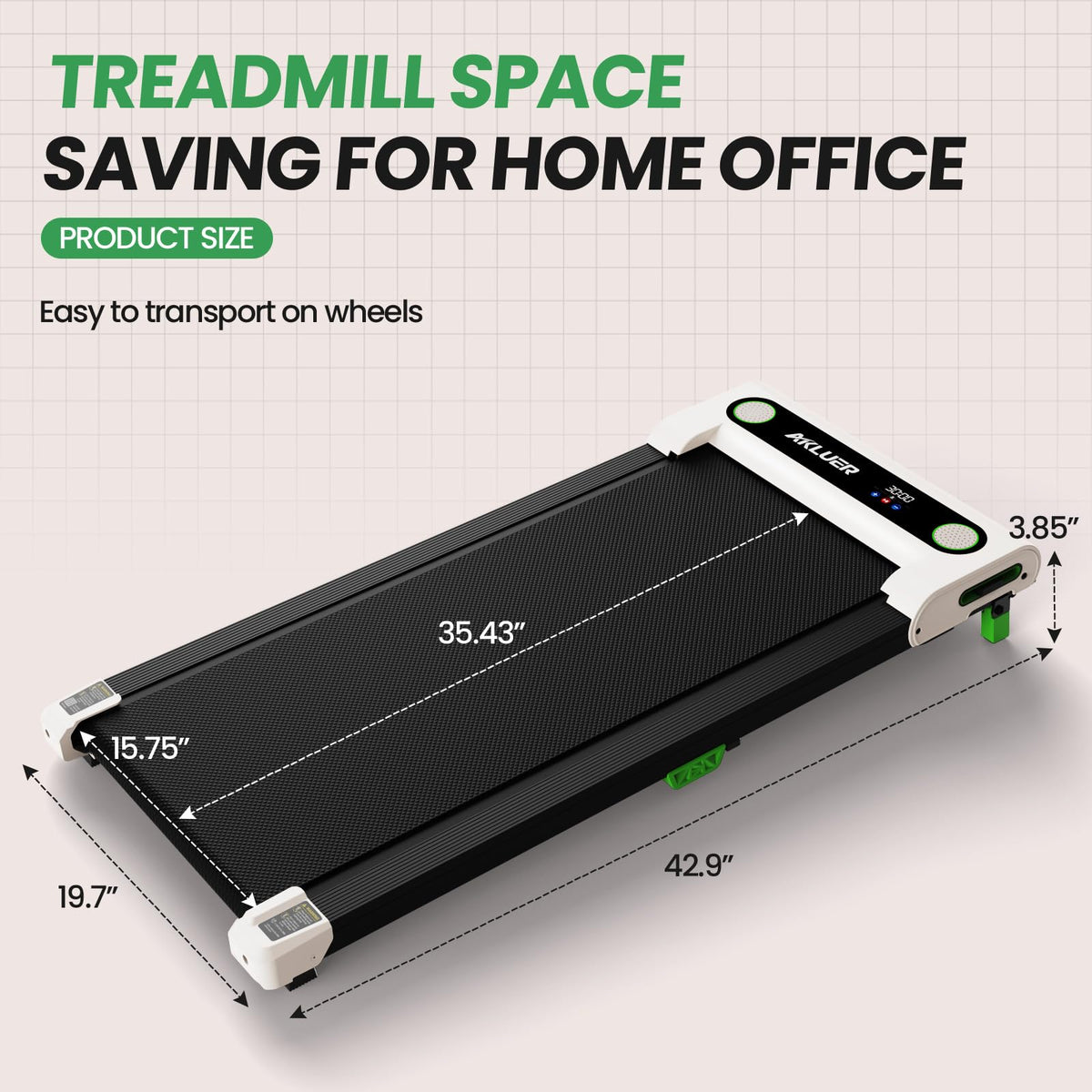 2.5 HP Under Desk Treadmill with Remote Z85139
