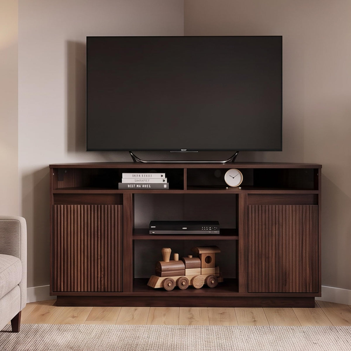 47" Corner TV Stand up to 55 Inch V9266