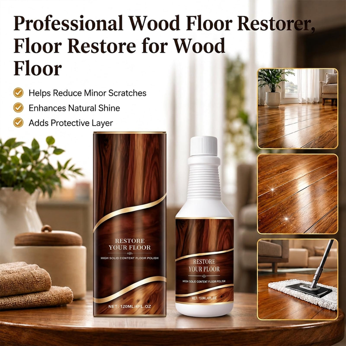 Wood Floor Polish 150ML I167