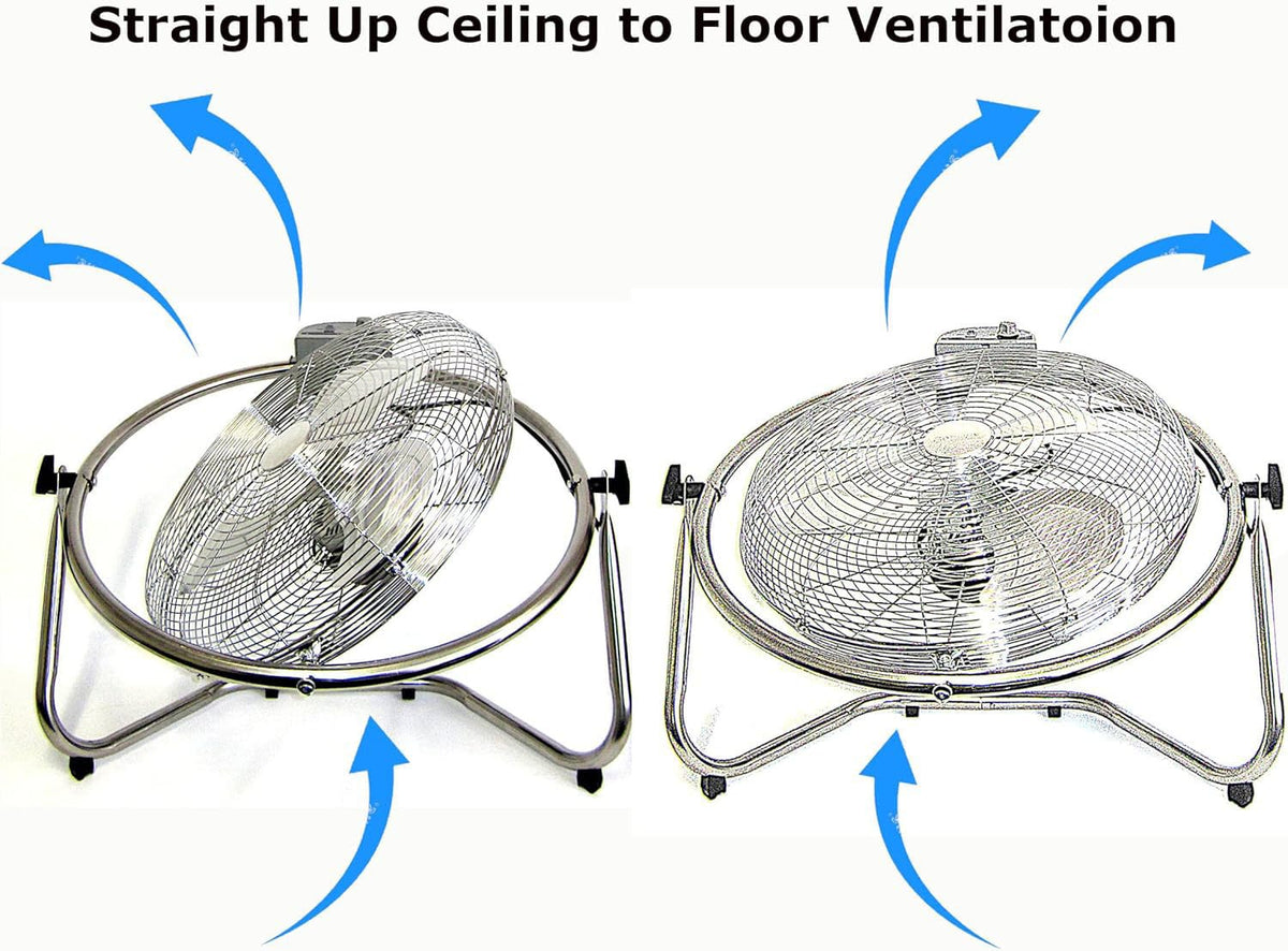 20 Inch 3 Speed Oscillating Floor Fan S423506