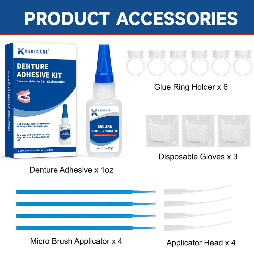 Denture Repair Glue Kit 1oz W84595
