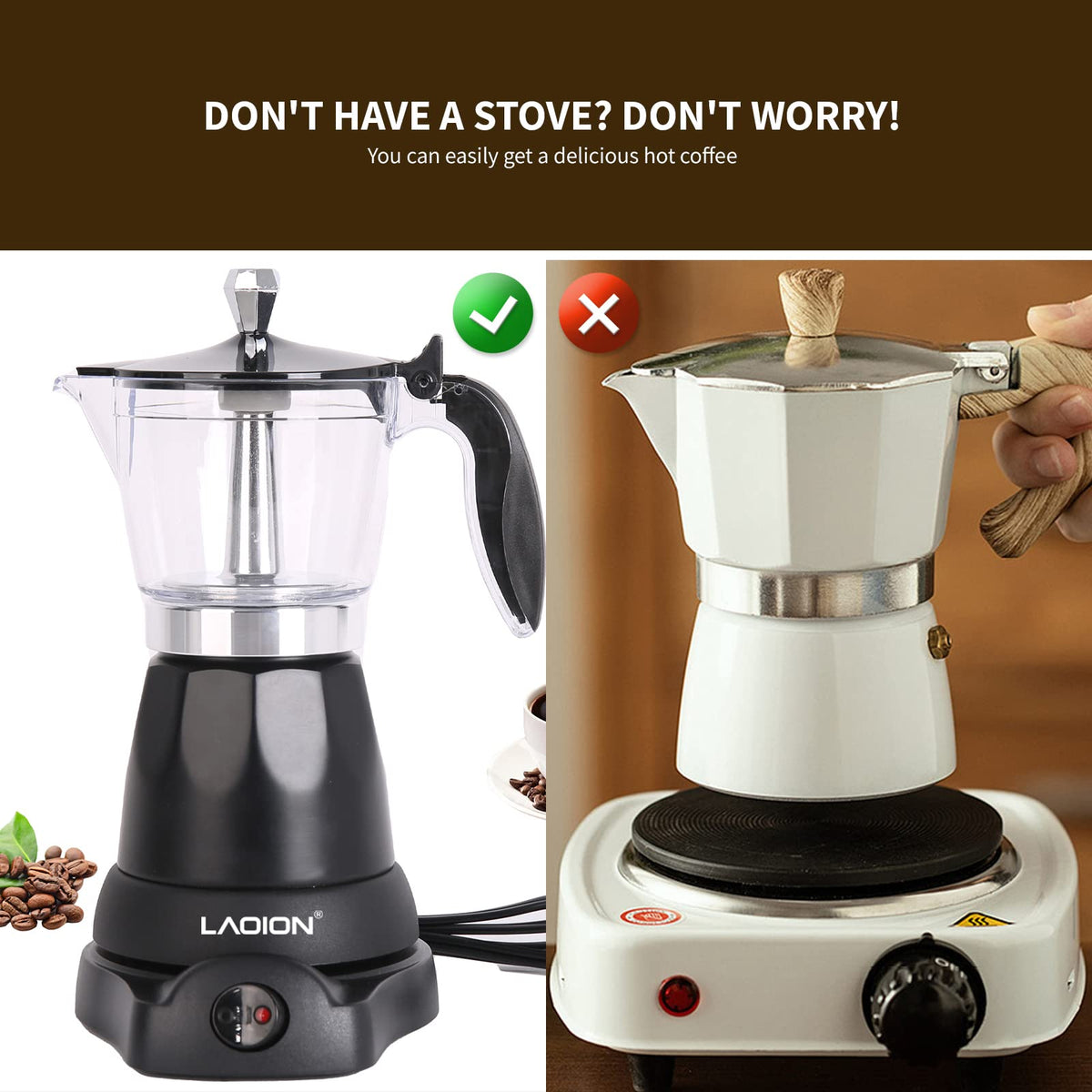 Electric Espresso Coffee Maker A9648