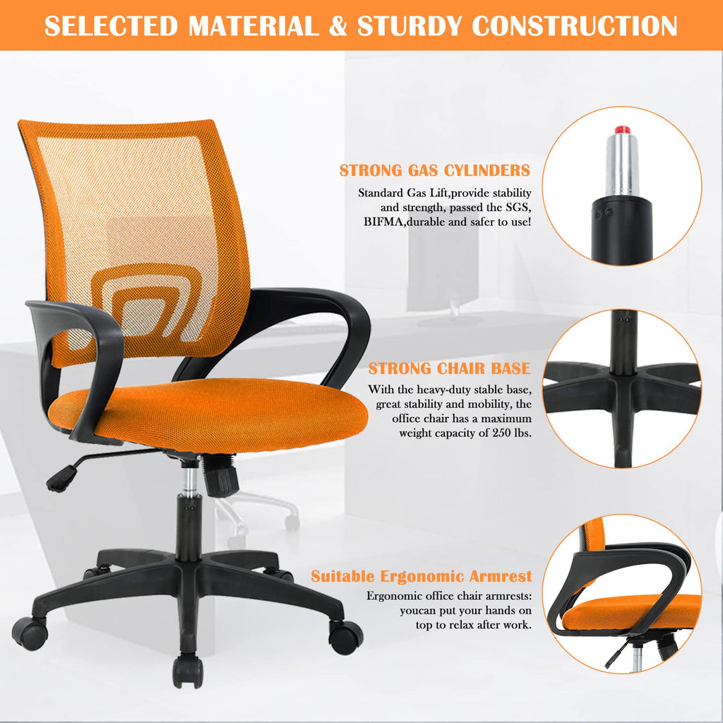 Adjustable Mesh Office Chair with Lumbar Support P12110