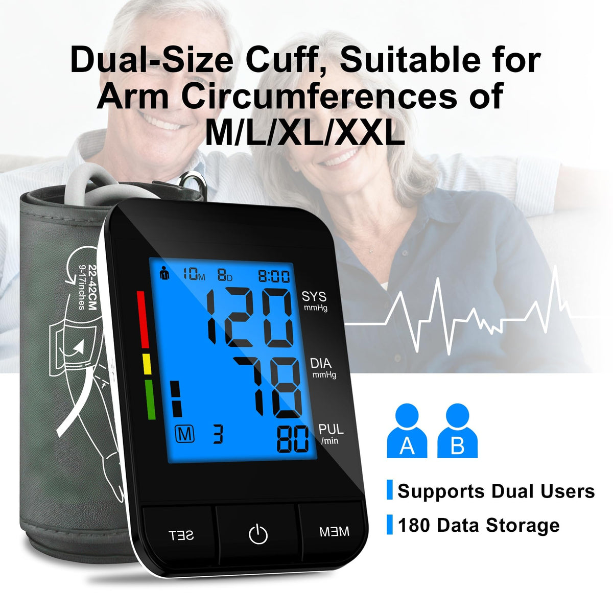 Automatic Upper Arm Blood Pressure Monitor A313