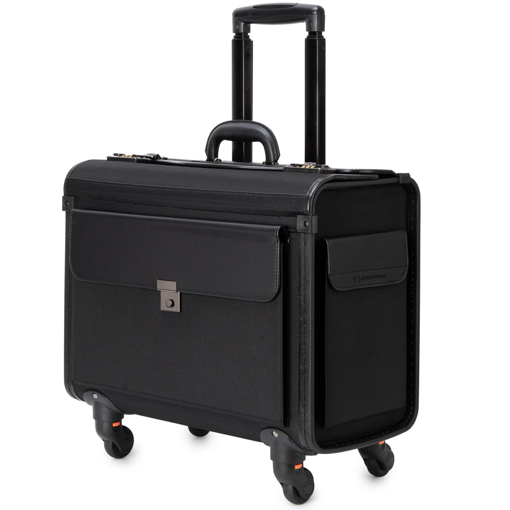 Wheeled Briefcase with 17” Laptop Compartment and Dual Combo Locks R4287