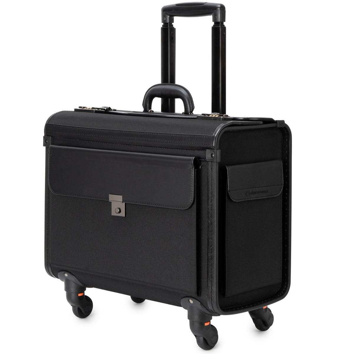 Wheeled Briefcase with 17” Laptop Compartment and Dual Combo Locks R4287