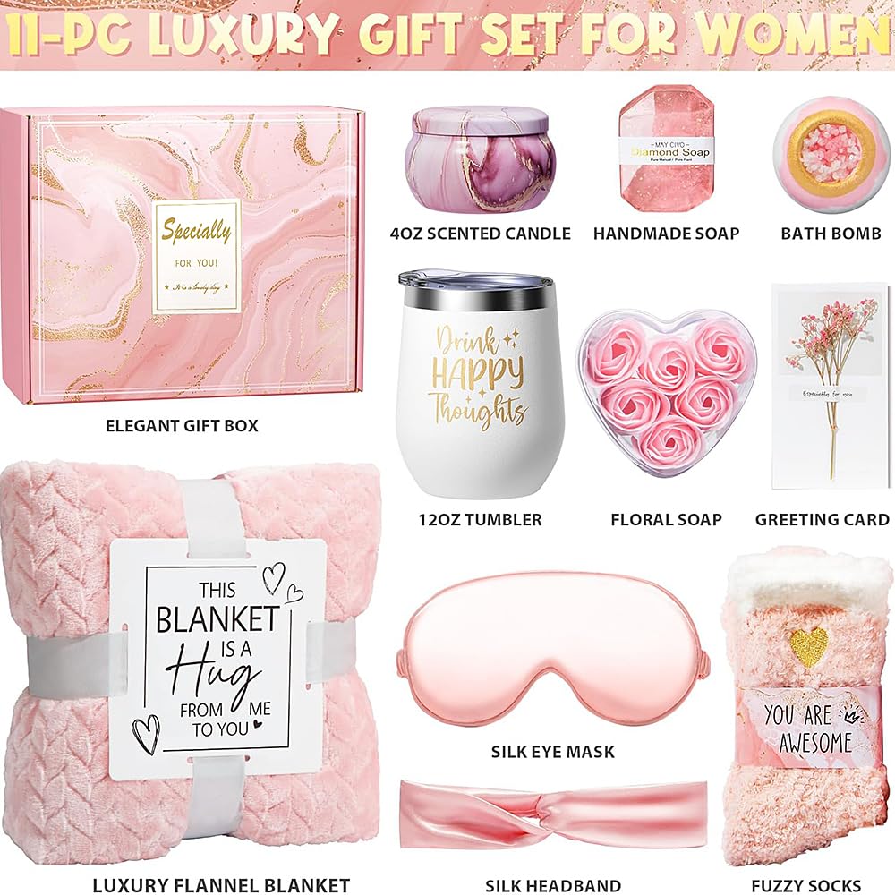 Pink Gift Baskets Set D88782