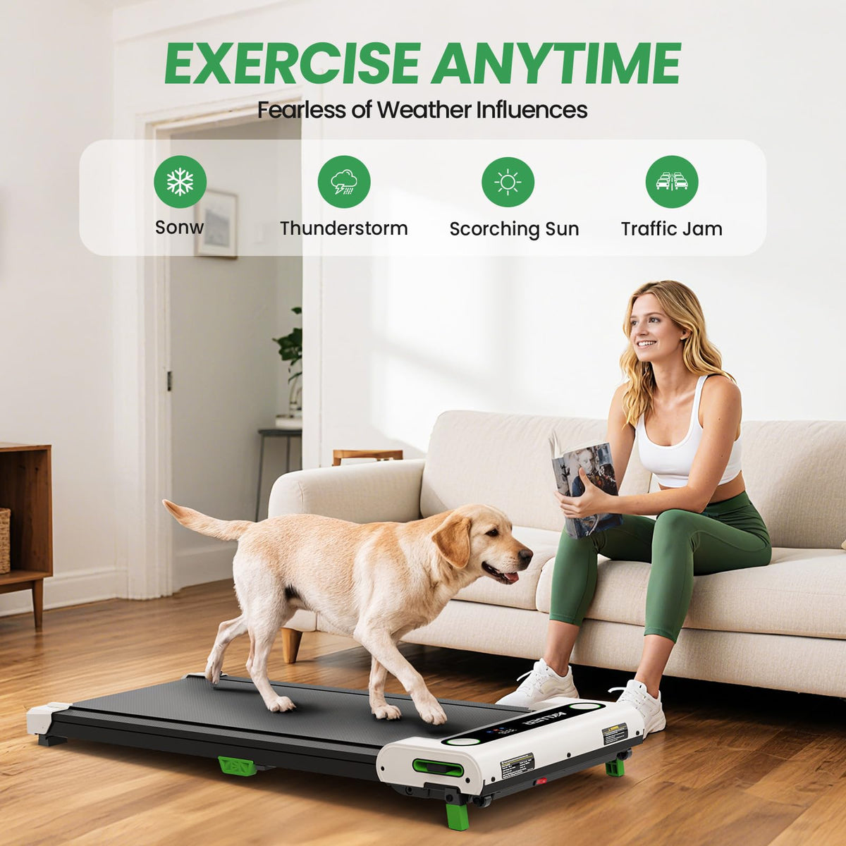 2.5 HP Under Desk Treadmill with Remote Z85139