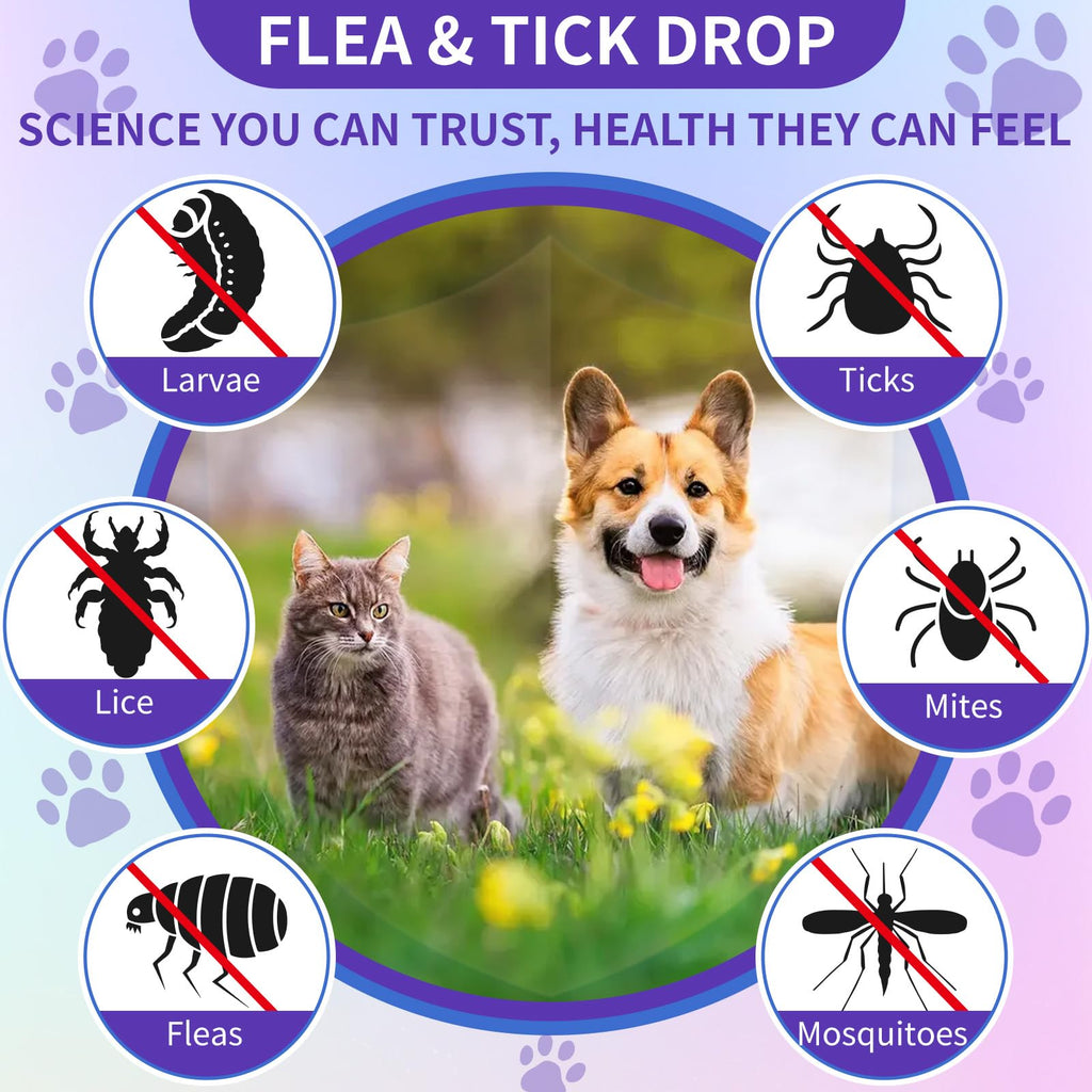 Flea and Tick Prevention Support with Multivitamin 60ml C925