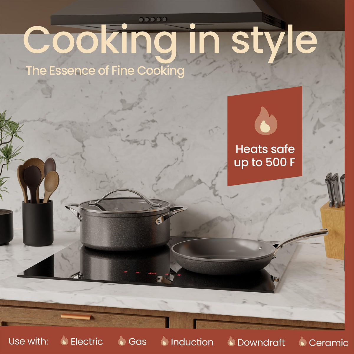 12-Piece Nonstick Ceramic Cookware Set S48307