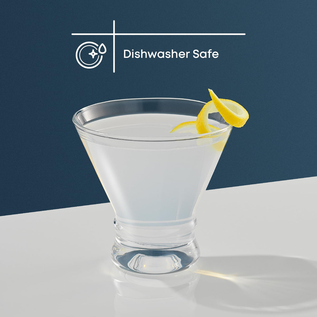 Stemless Martini Glasses Set of 4 G322065