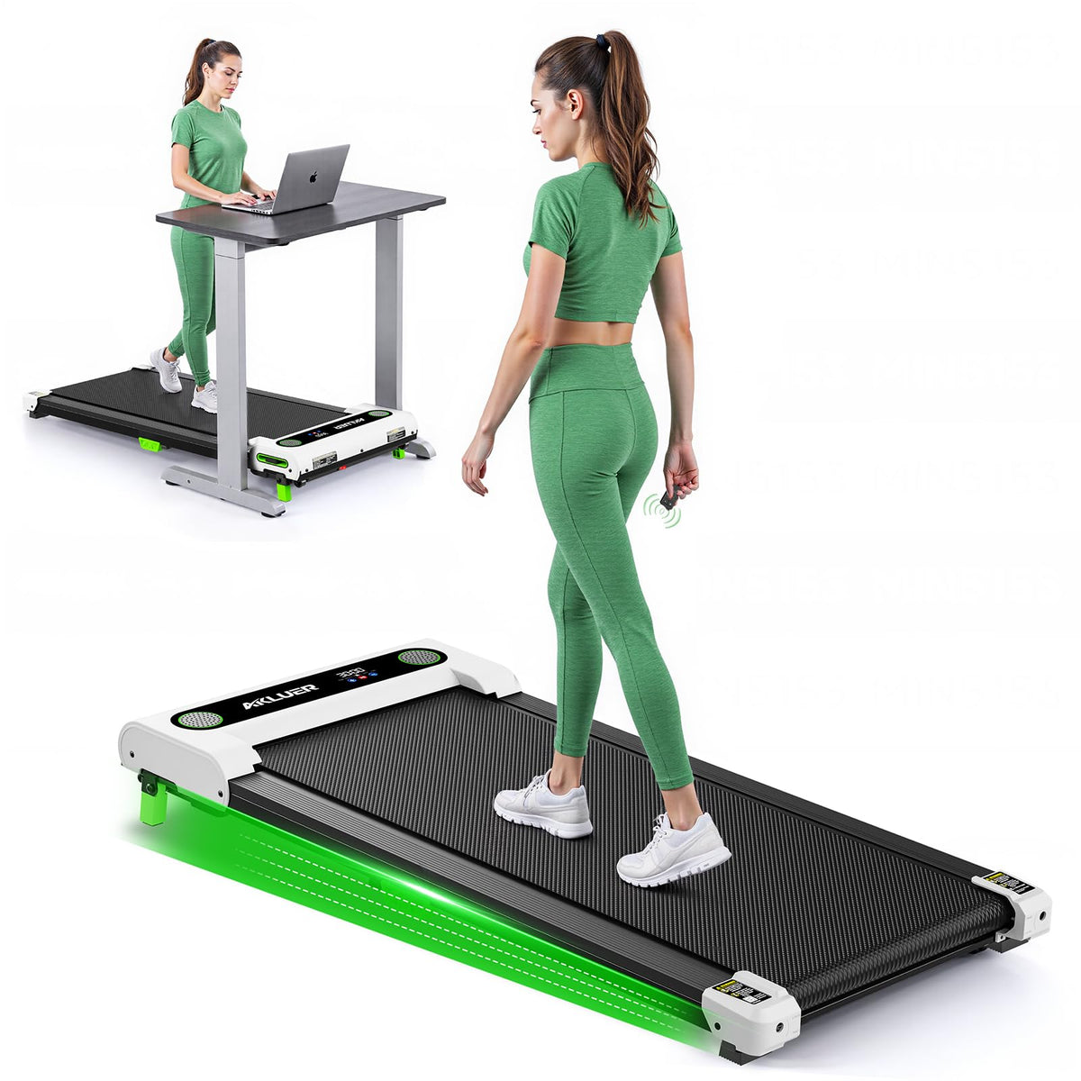 2.5 HP Under Desk Treadmill with Remote Z85139