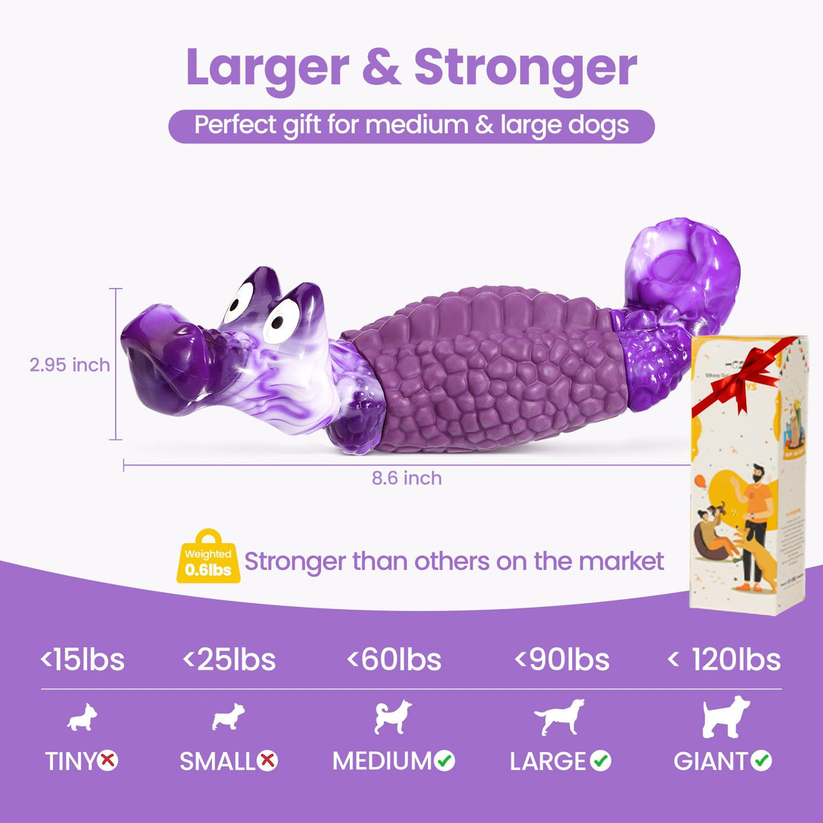 Tough Dog Toys for Aggressive Chewers B14765