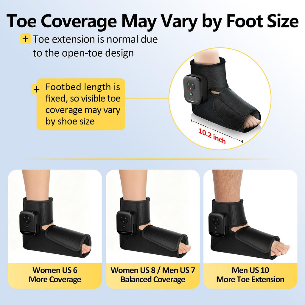 Portable Air Compression Foot Massager with Heat O642793