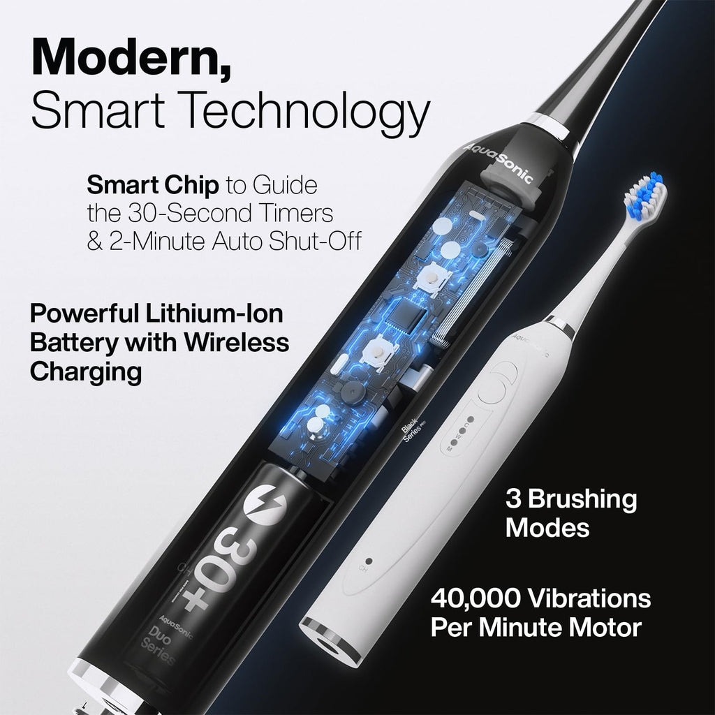 Electric Toothbrushes with 3 Modes and 10 Brush Heads L6542