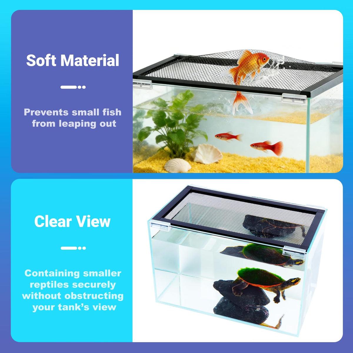 Adjustable Mesh Aquarium Lid O807926