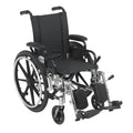14 Inch Wheelchair with Desk Arms and Elevating Leg Rests E37231