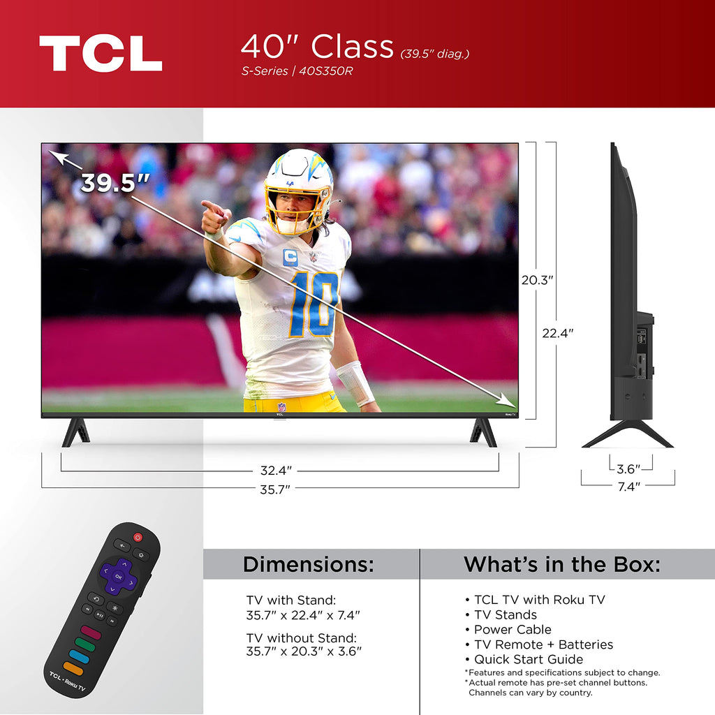 40-Inch 1080p LED Smart TV U124292