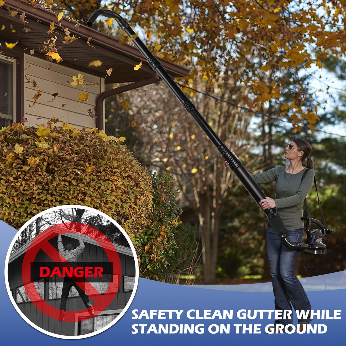 Universal Gutter Cleaning Tools for Leaf Blowers Y394
