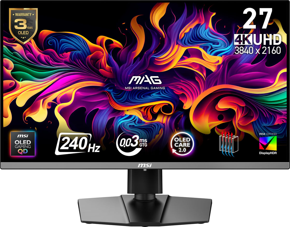 27-Inch 4K UHD 240Hz QD-OLED Gaming Monitor G23130