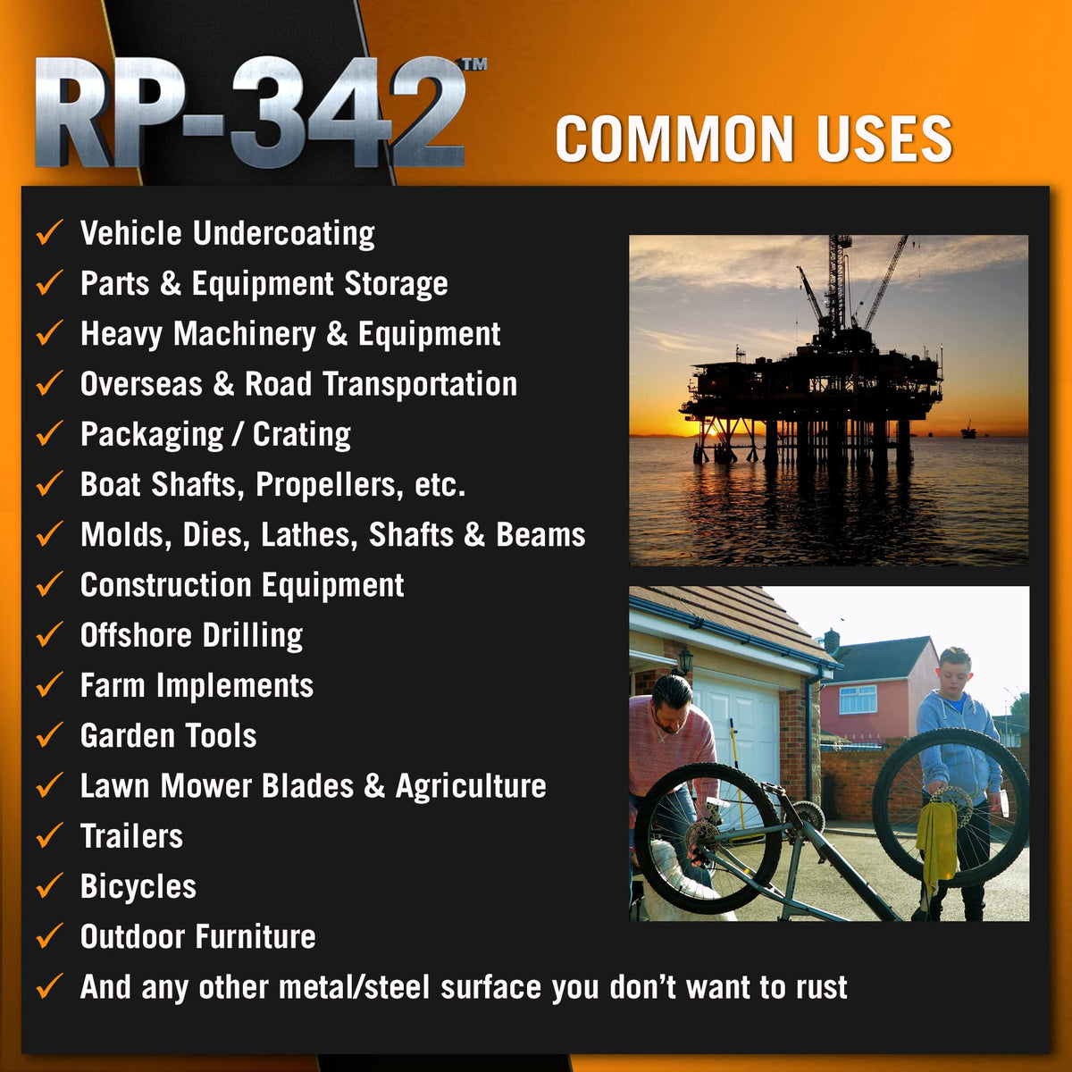 Black Rust Preventive Spray 24 Cans W986