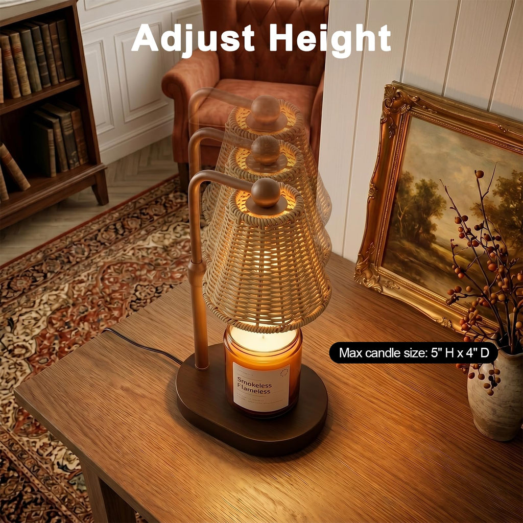 Candle Warmer Lamp with Timer, Brown B86235