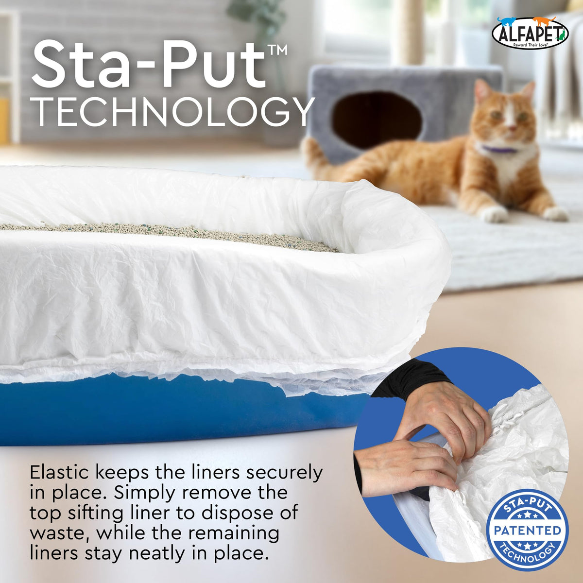 Jumbo 15 Count Pack of 5 Cat Litter Box Liners S118