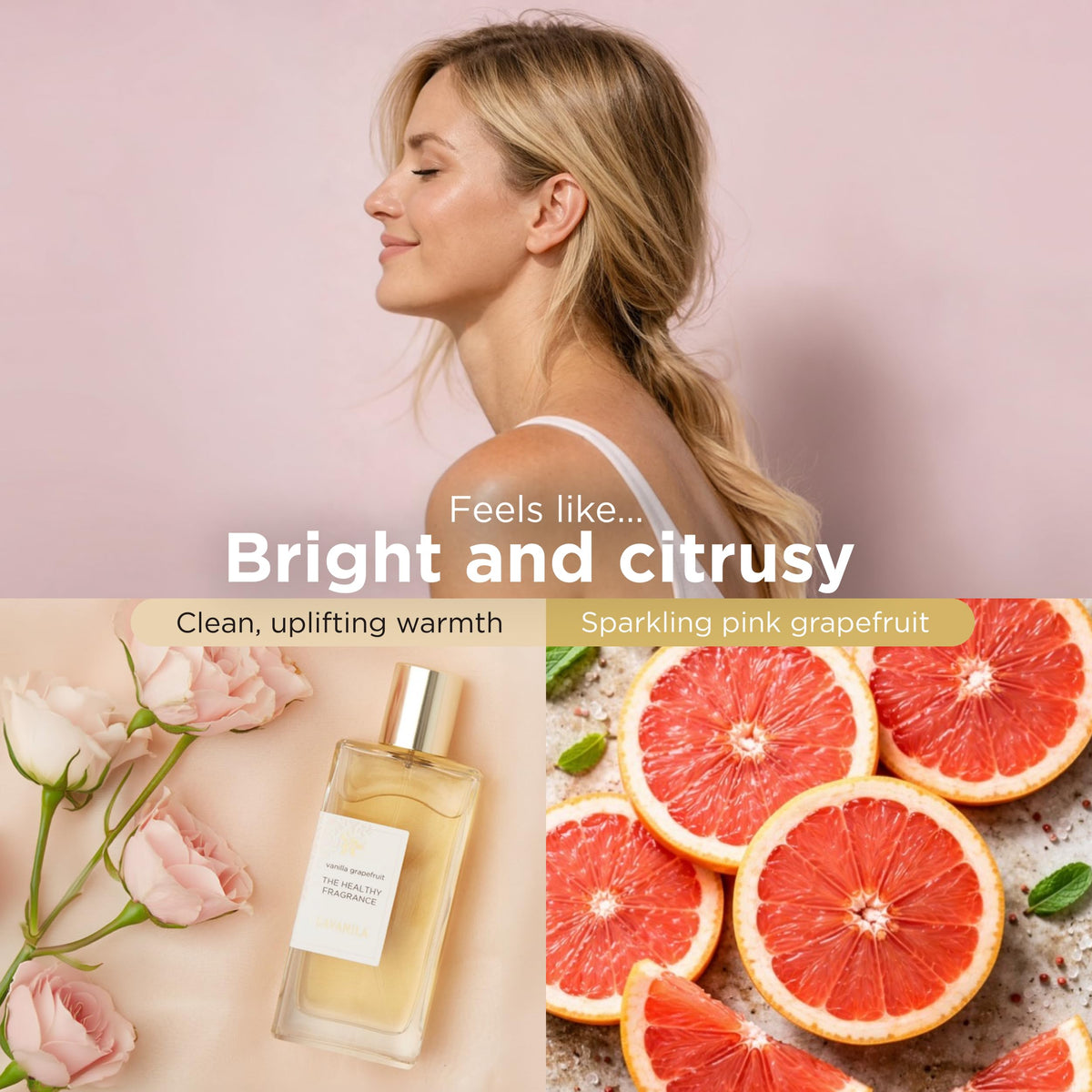 Vanilla Grapefruit Perfume 1.7 Fl Oz J877