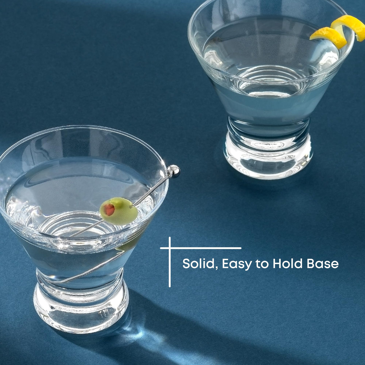 Stemless Martini Glasses Set of 4 G322065