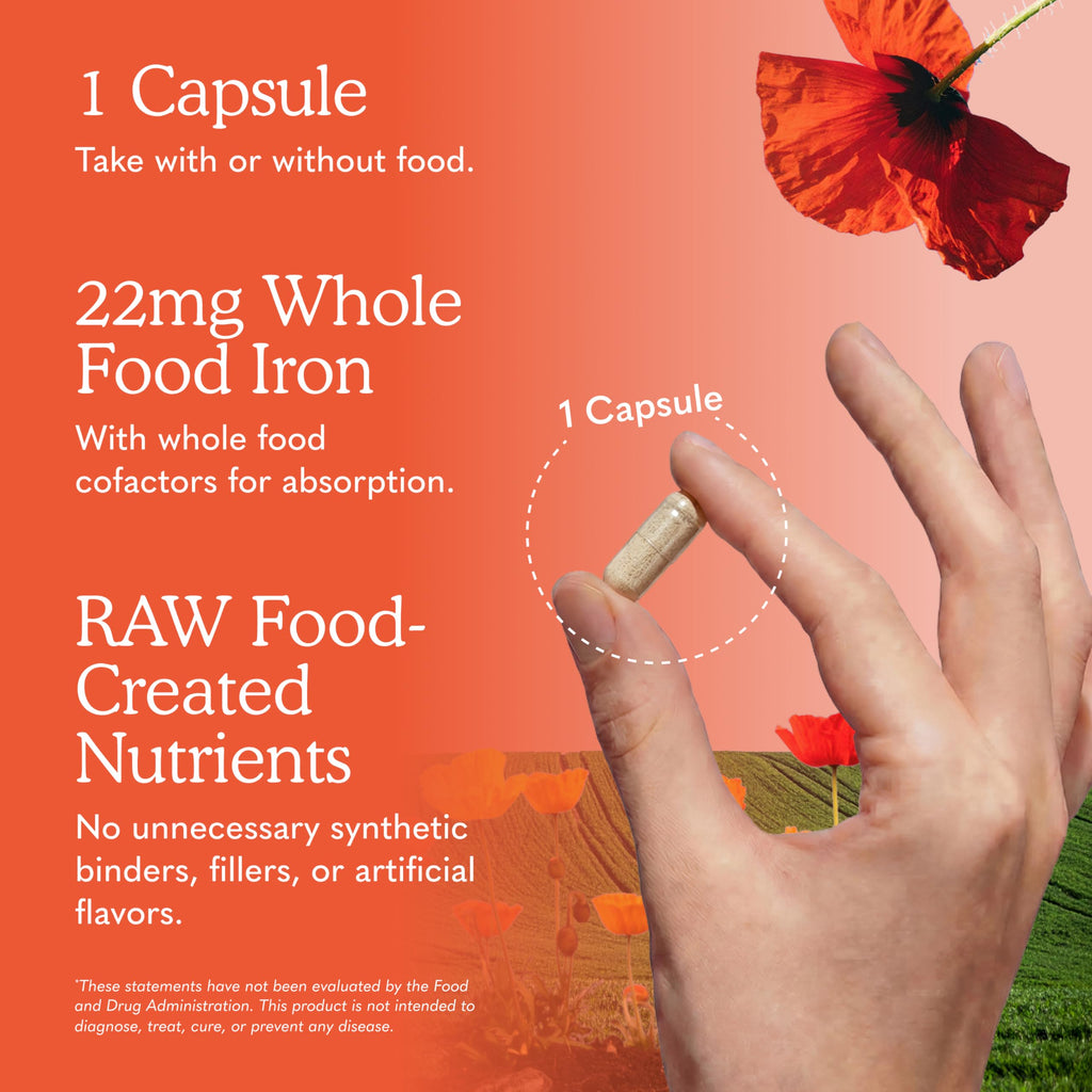 Vitamin Code Raw Iron Supplement, 30 Capsules C97807