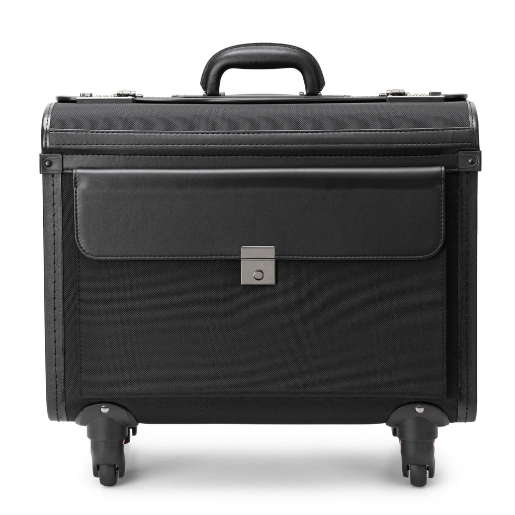 Wheeled Briefcase with 17” Laptop Compartment and Dual Combo Locks R4287