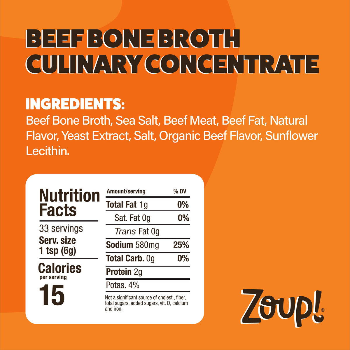 Beef Bone Broth Concentrate 7 Oz A830334