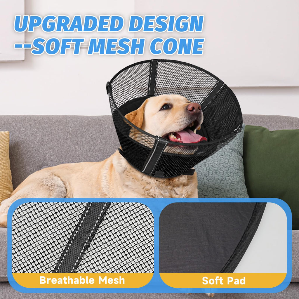 Mesh Dog Cone Collar Soft A322267