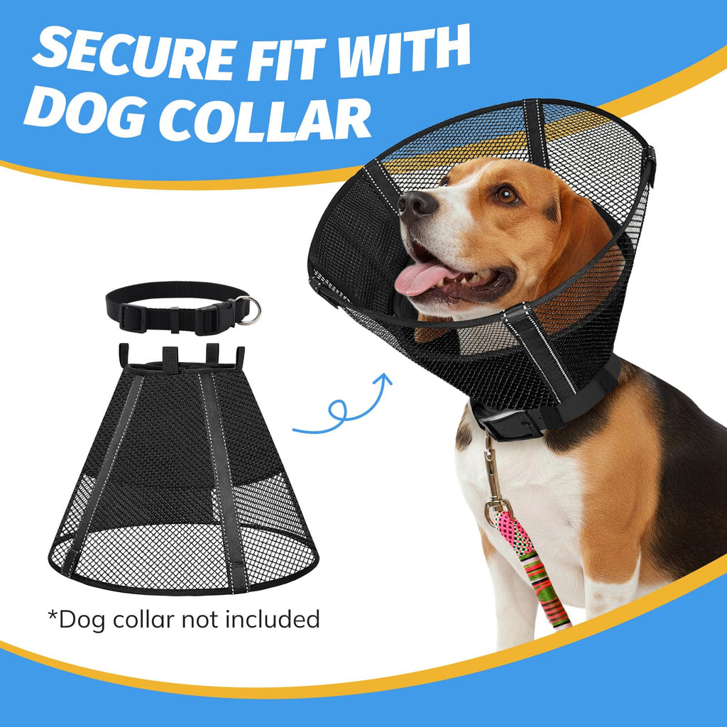 Mesh Dog Cone Collar Soft A322267