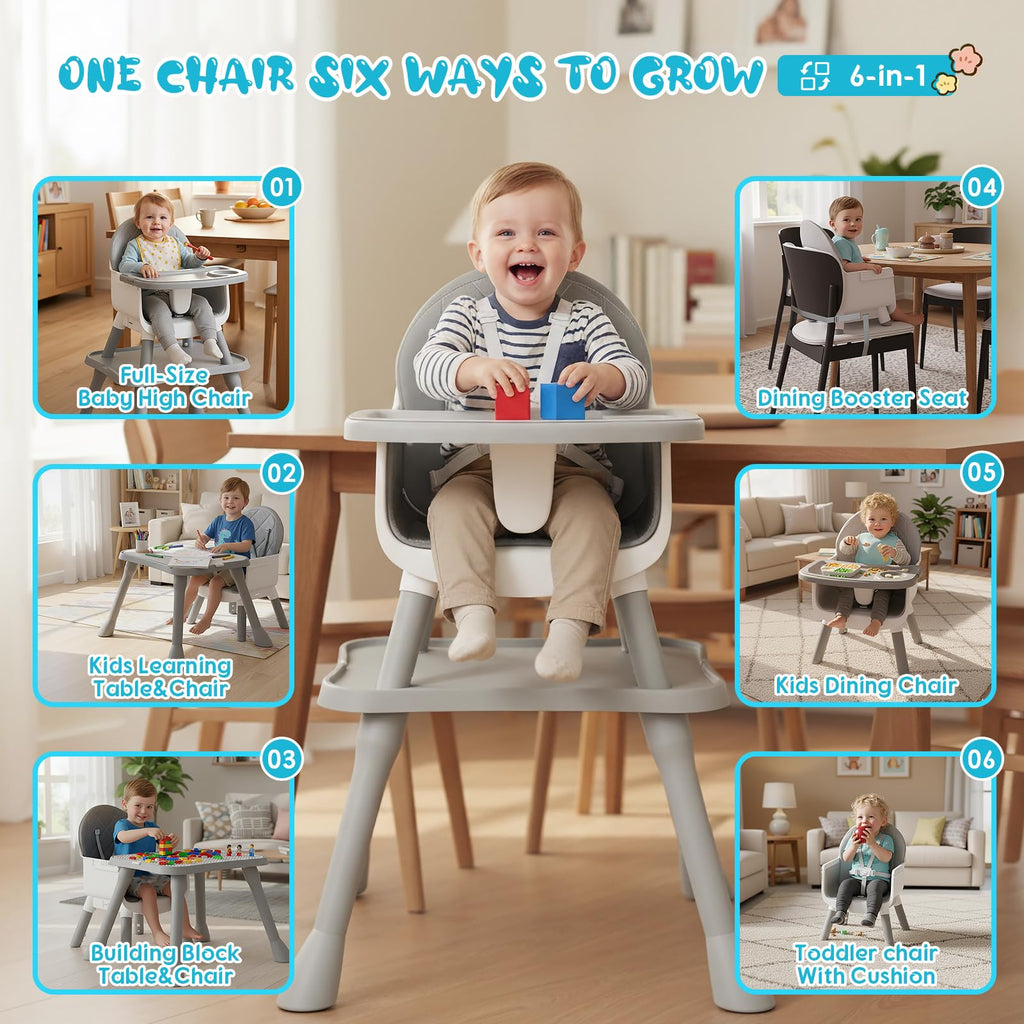 6 in 1 Baby High Chair H10607