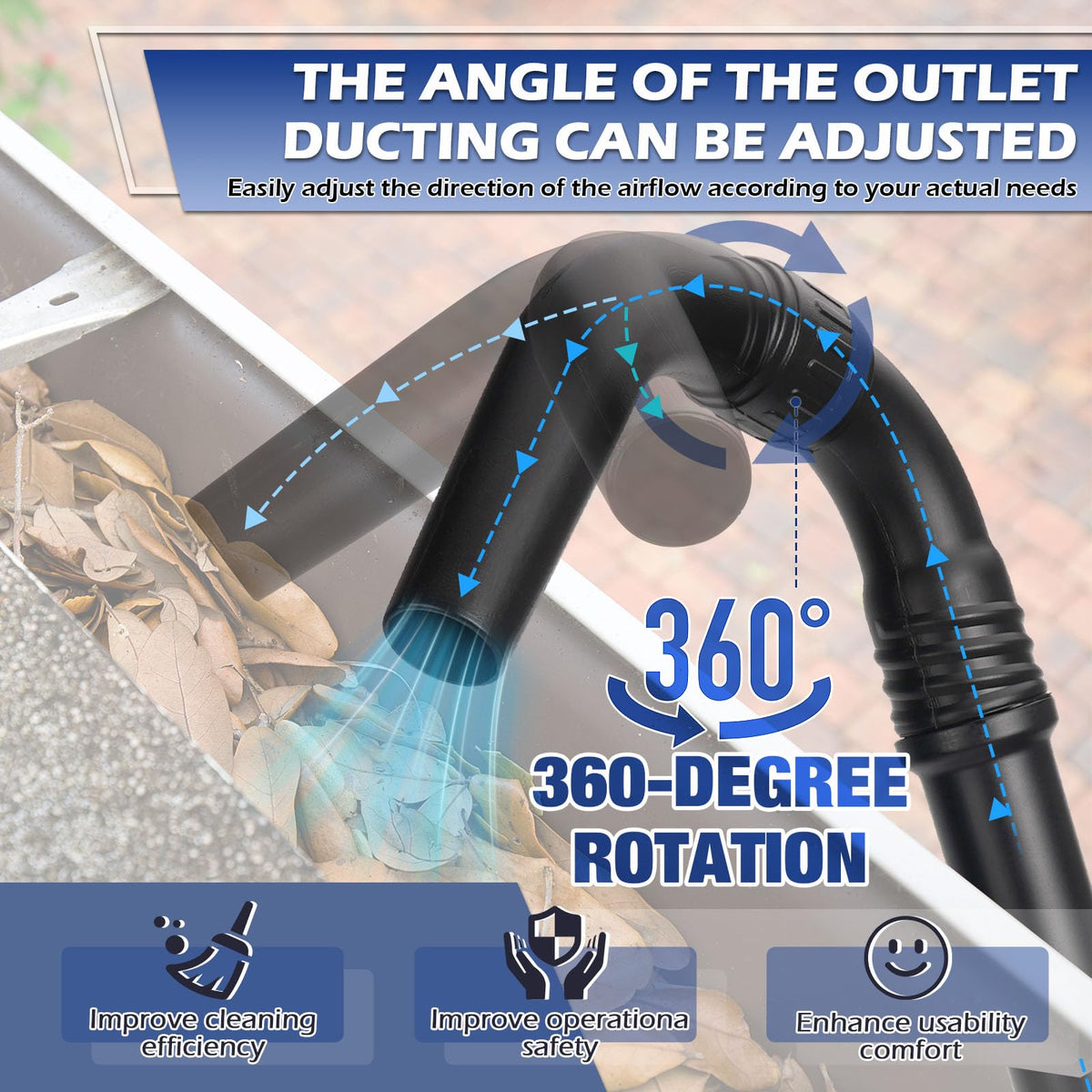 Universal Gutter Cleaning Tools for Leaf Blowers Y394